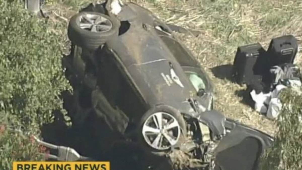 Tiger Woods sufre un accidente automovilístico