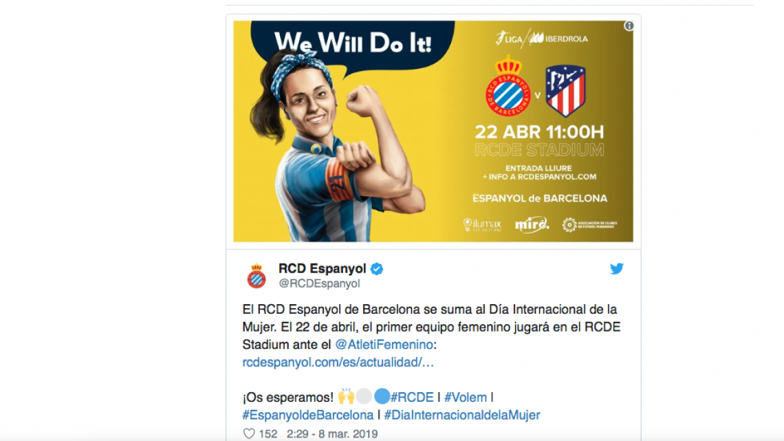 Equipos de futbol hacen un llamamiento a la igualdad