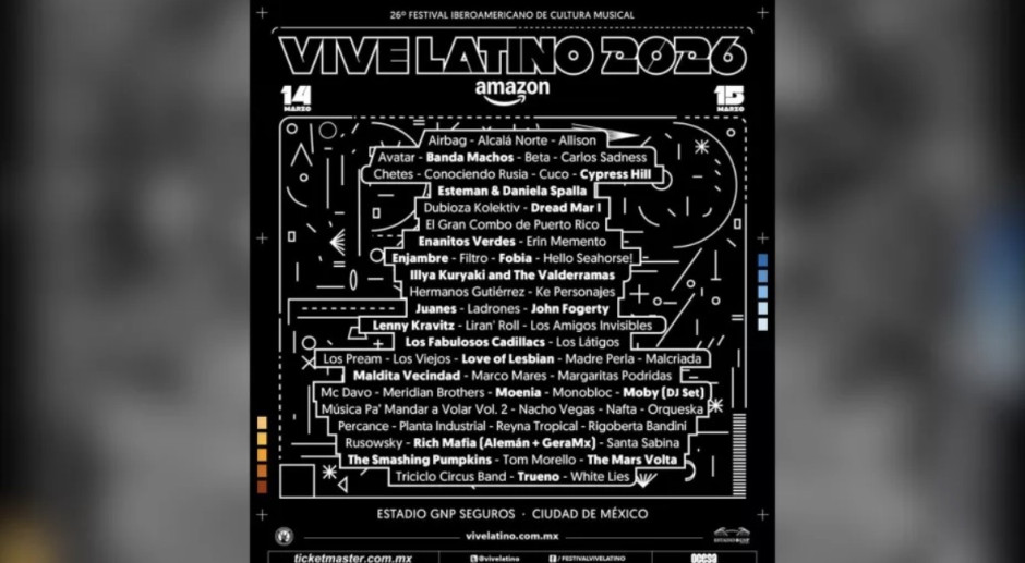 Vive Latino 2026: Conoce el cartel completo, fechas y preventa