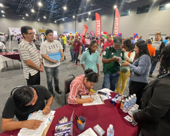 Ofertan mil 400 vacantes en Feria de Inclusión en Reynosa