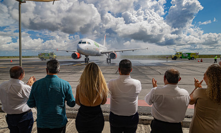 Inaugura Viva Aerobús nueva ruta aérea Matamoros-Mexico