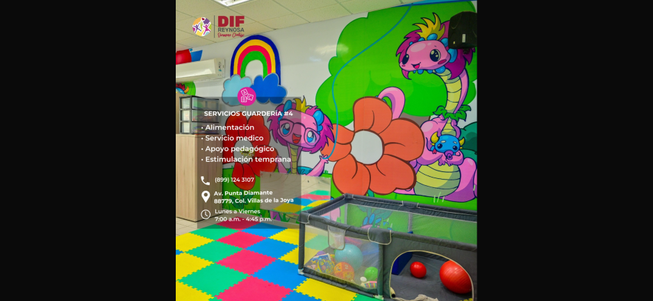 Ofrece DIF Reynosa apoyo a familias en Guardería 4
