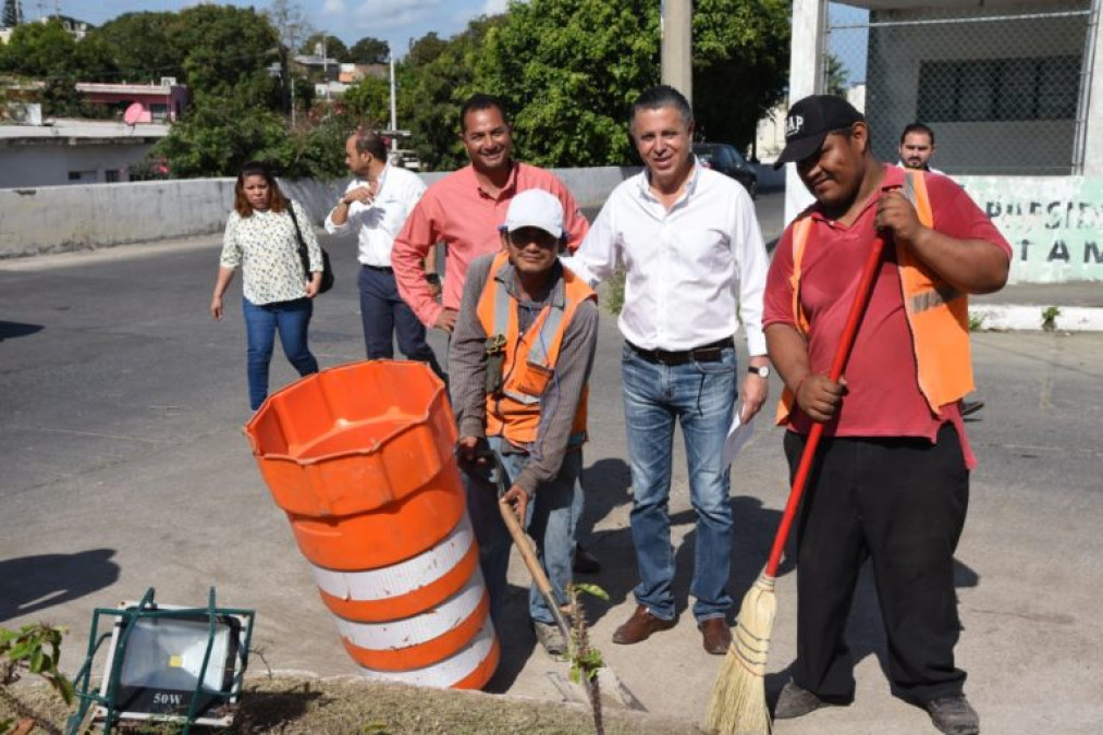 Con la participación de todos transformamos la imagen de Tampico: Chucho Nader