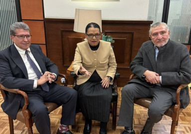 'Hay unión en la 4T', dice Sheinbaum tras reunión entre Adán Augusto López y Ricardo Monreal