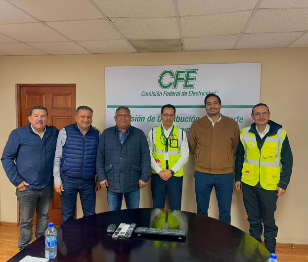 Gestiona Alcalde mejora del servicio de energía eléctrica con la CFE