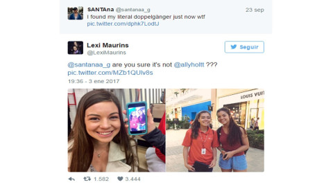 Encuentra en la calle a su "gemela" y luego en Twitter aparecen muchas más