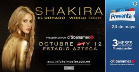 Shakira abre una segunda fecha en México