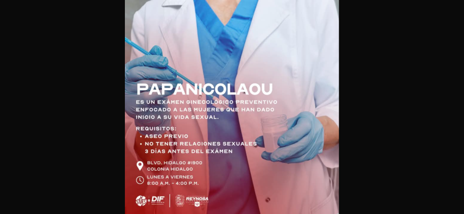 Invita DIF Reynosa a mujeres a realizarse el examen de Papanicolaou