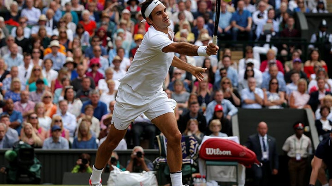 Federer pasa a la final de Wimbledon 