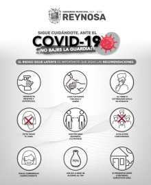 No bajes la guardia, cuídate ante la COVID-19 