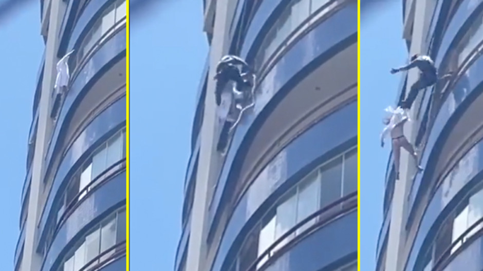 Mujer cae del piso 20 de un edificio tras rescate fallido en Brasil