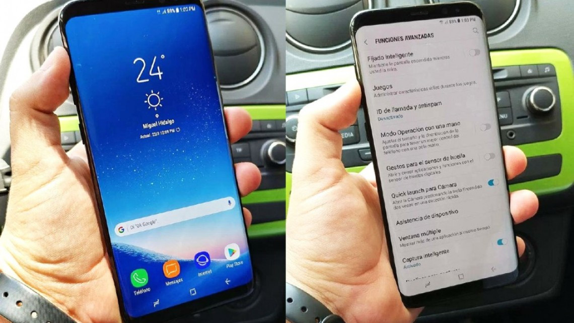 Sujeto publica fotos del nuevo Samsung Galaxy S8 