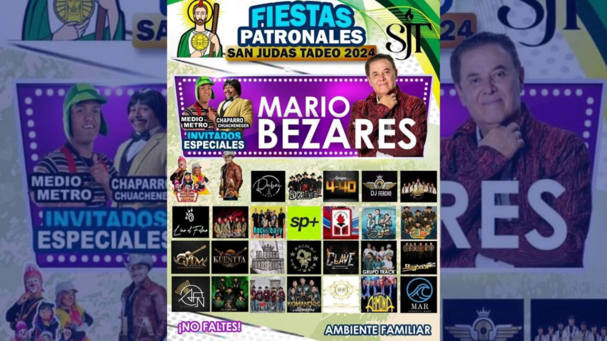 Esperan asistencia de 25 mil personas a fiestas patronales