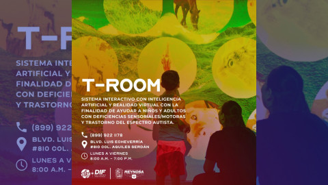 Impulsa DIF Reynosa la inclusión con servicio de T-Room