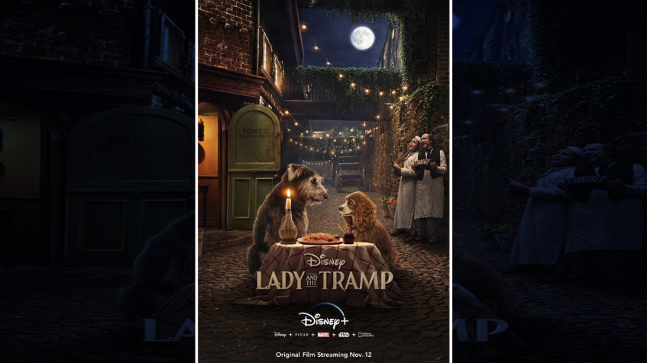 Revelan póster oficial de La Dama y El Vagabundo