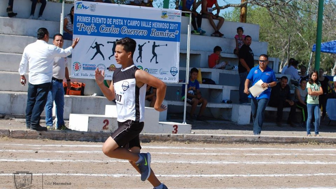 Realizan en VH primer evento de Pista y Campo 2017
