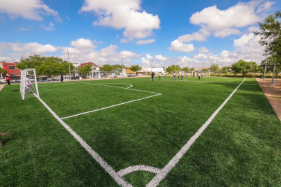 Continúa Gobierno de Reynosa con la construcción de infraestructura deportiva