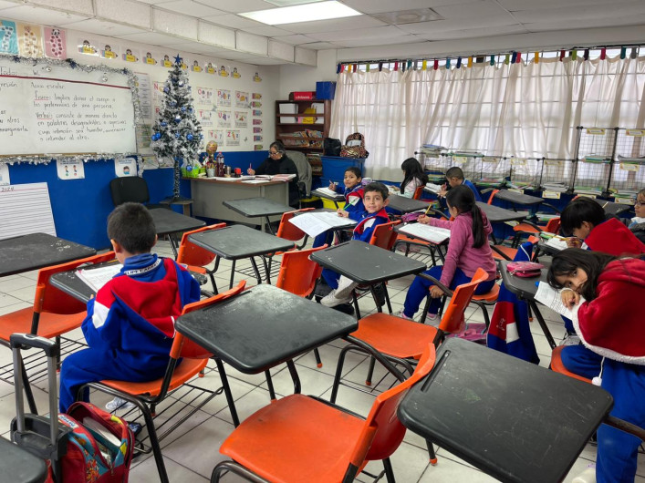 Registran escuelas un 50% de asistencia tras bajas temperaturas