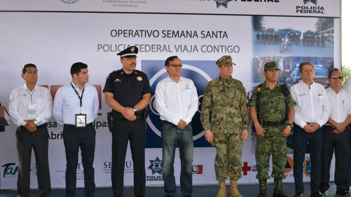 Dan banderazo a Operativo Semana Santa 2017 de la Policía Federal