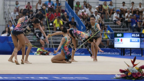 Gimnastas tamaulipecas brillan en Barranquilla 2018