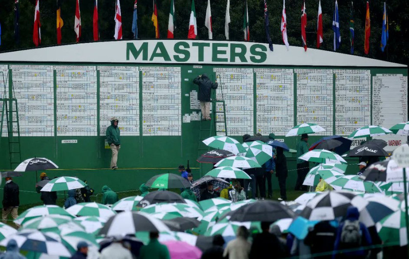 El Masters de Augusta suspende su tercera ronda por inclemencias del clima