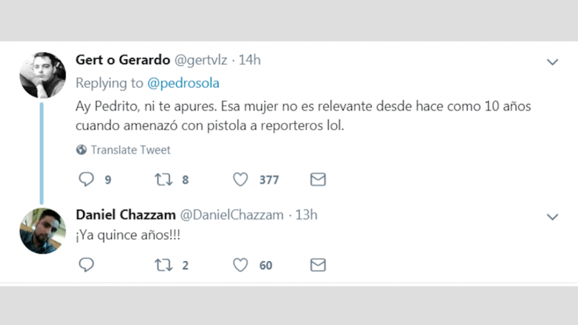 Lucero bloquea de Twitter a Pedrito Sola 