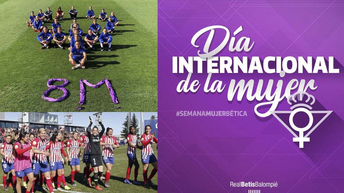 Equipos de futbol hacen un llamamiento a la igualdad