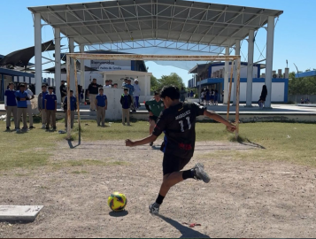 Lleva Gobierno de Reynosa plática motivacional del deporte a escuelas