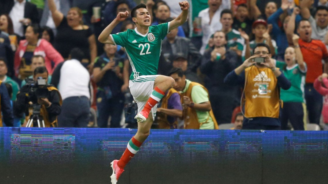 México golea 3-0 a Honduras y se acerca a Rusia 2018
