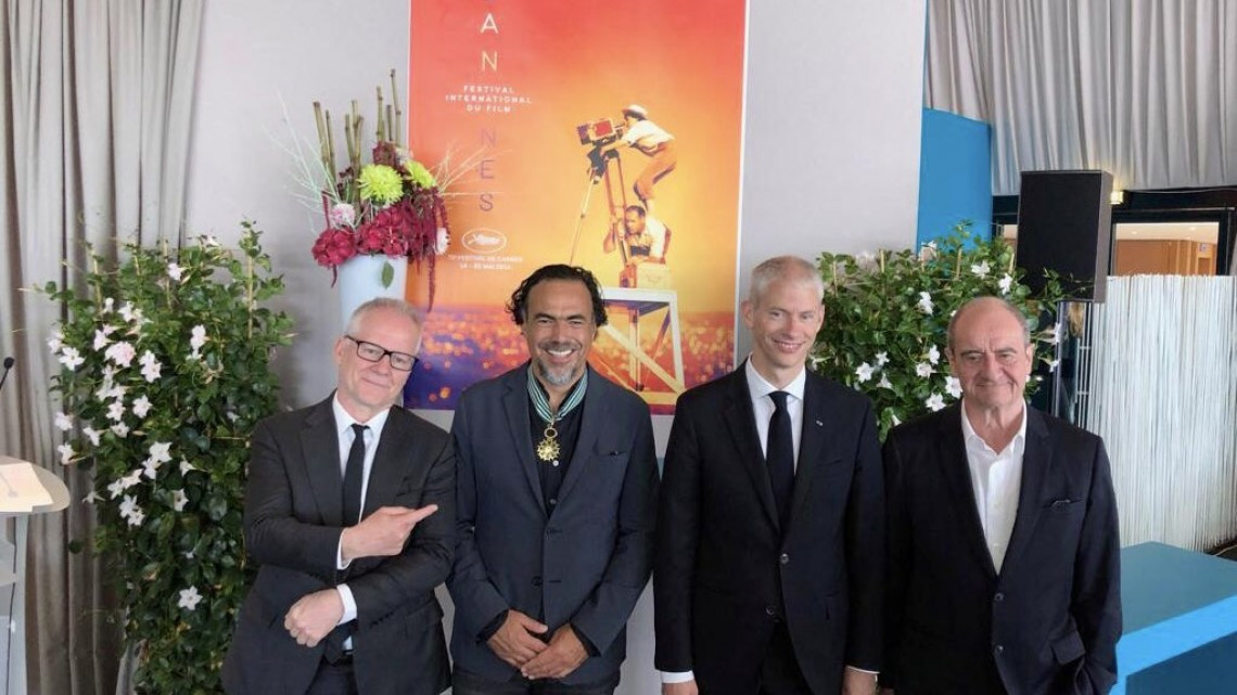Entregan insignia especial a Alejandro Iñárritu en Cannes