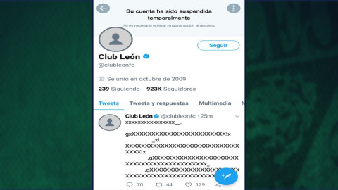 ‘Hackean’ cuenta de twitter del León para anunciar su nuevo fichaje