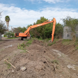 Gestionó Alcalde Carlos Peña Ortiz desazolve de drenes en Reynosa