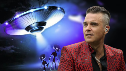 Confiesa Robbie Williams sus medidas ante miedo a que lo contacten extraterrestres