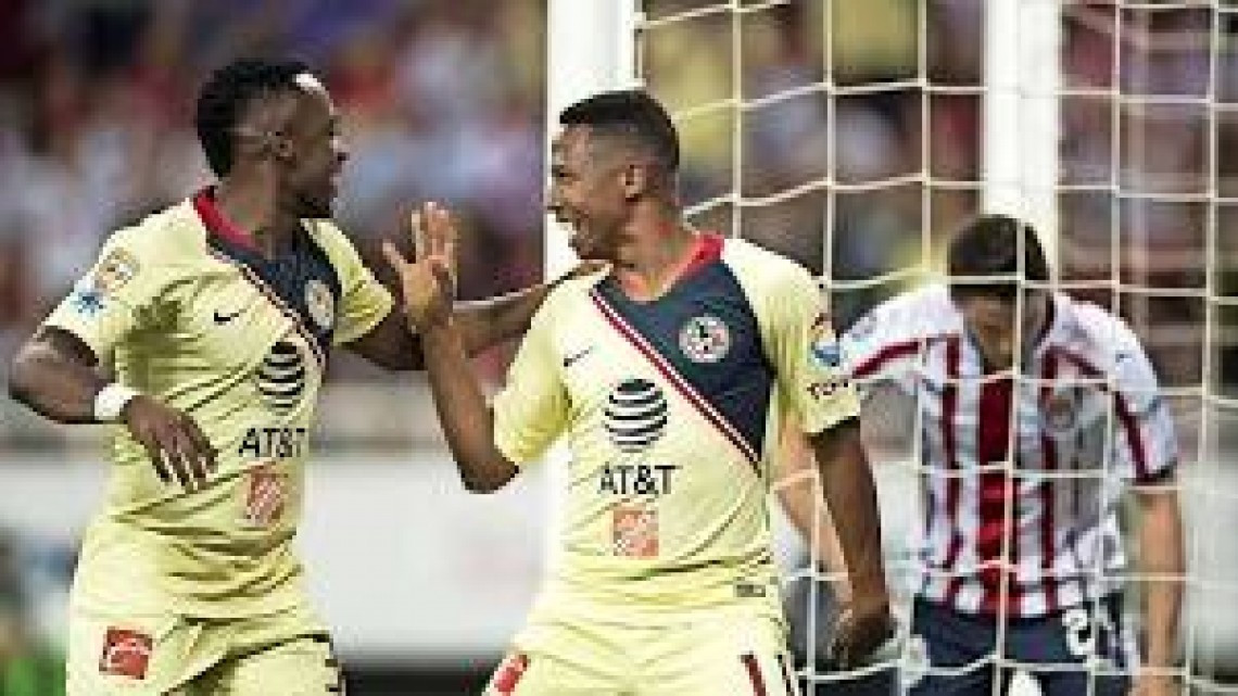 América vence 2-0 a Chivas