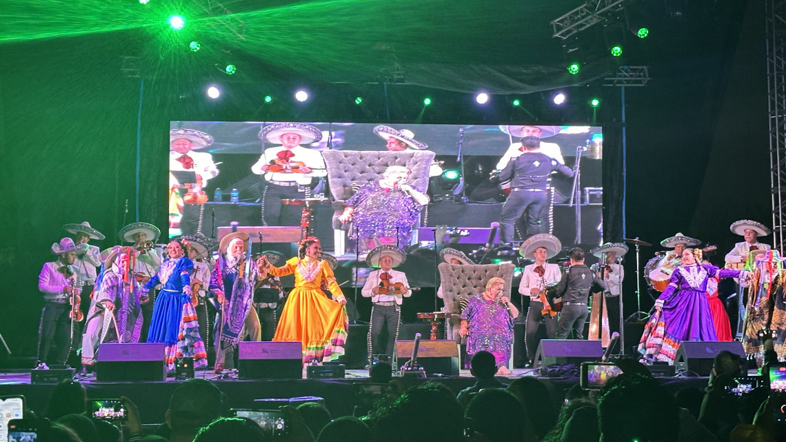 Se presenta con gran éxito Paquita la del Barrio en Reynosa