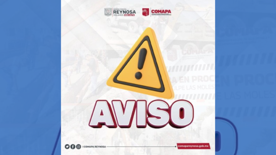 Comapa realiza maniobras en línea principal sobre Bulevar Hidalgo 