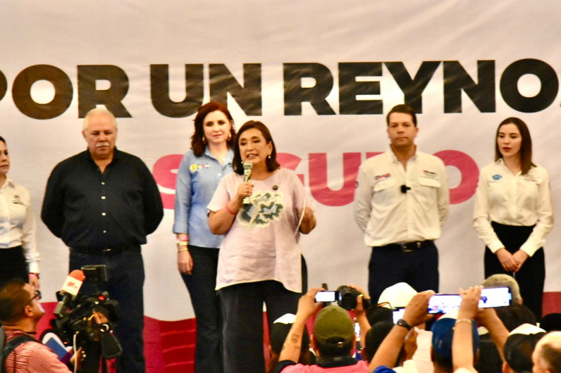 Los gobiernos de Morena los tienen abandonados Reynosa: Xóchitl Gálvez.