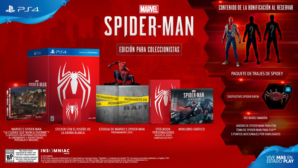 Spider-Man llegará el 7 de septiembre a PS4
