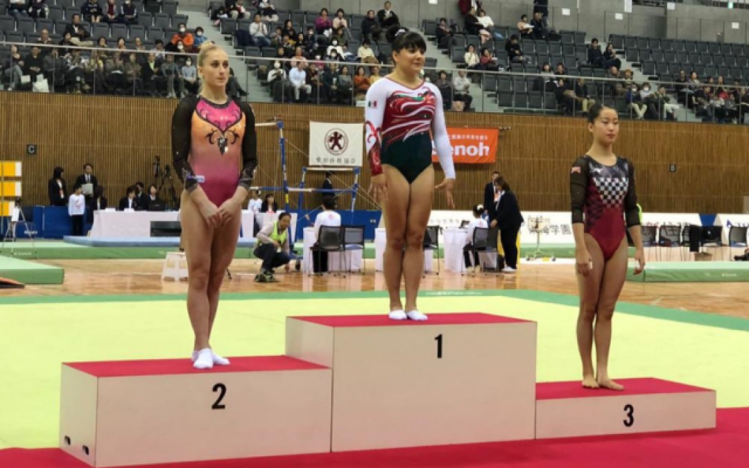 Alexa Moreno gana oro para México en Japón