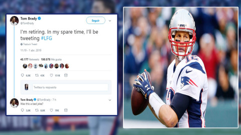 Tom Brady se estrena en twitter anunciando su retiro