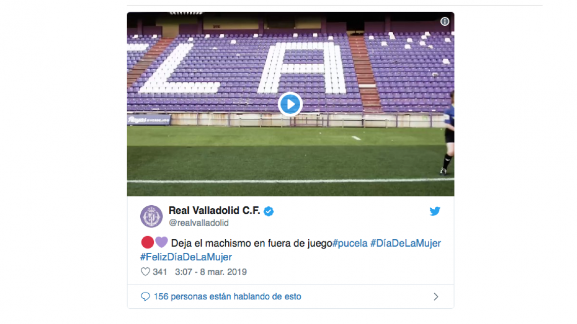 Equipos de futbol hacen un llamamiento a la igualdad