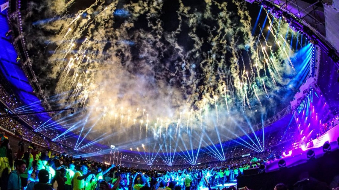 Shakira prende la fiesta en casa al inaugurar los Centroamericanos 