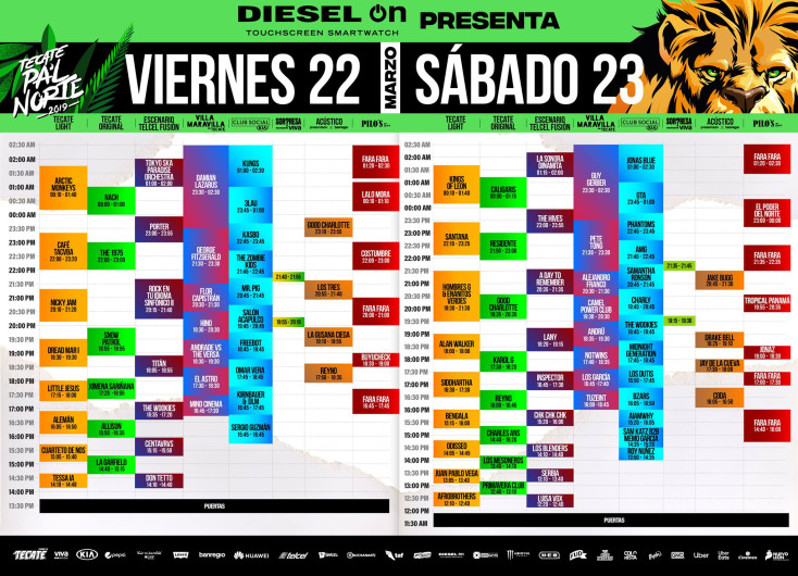 Pa´l Norte revela sus horarios oficiales