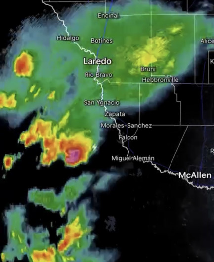 Alerta PCyB probabilidad de lluvia para Reynosa hoy domingo