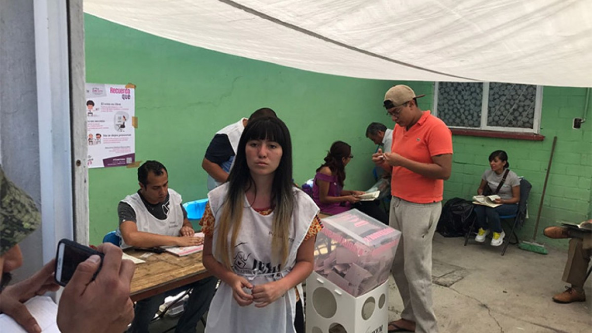 Registran disturbio en casilla en Ecatepec