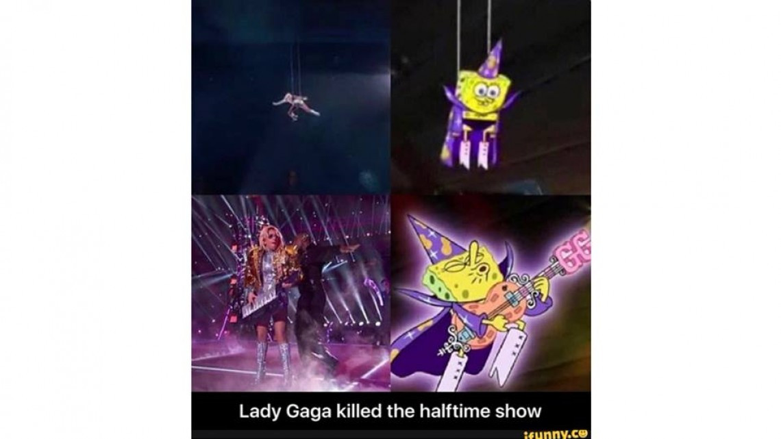 Lady Gaga y los memes de su actuación en el Super Bowl