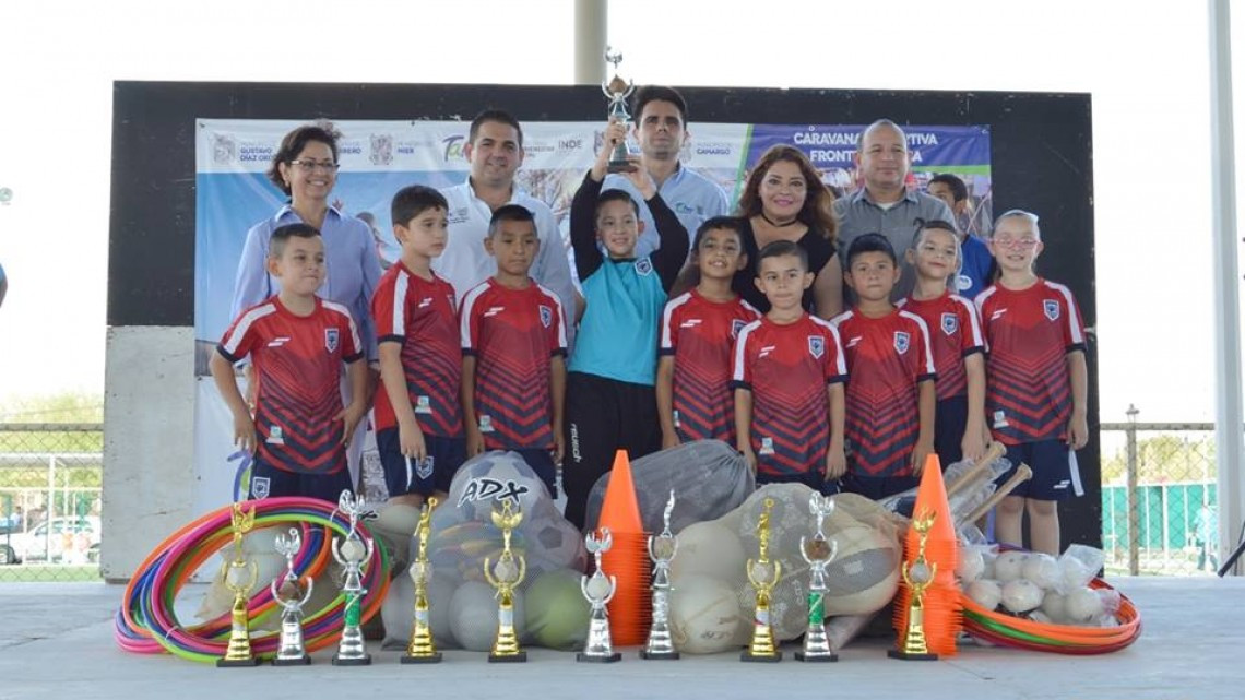 Realizan Caravana Deportiva 2017 en la frontera chica