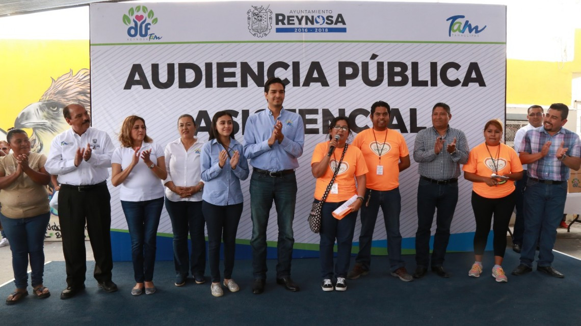 DIF Reynosa beneficia a 700 personas en fraccionamiento los almendros