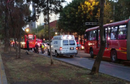 Muere atropellado estudiante por no usar puente peatonal