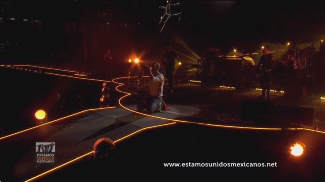 ¡Coldplay se unió a México con 'Life is Beautiful'!